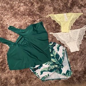 Shein’s Tropical Swimsuit & Hollister Undies
